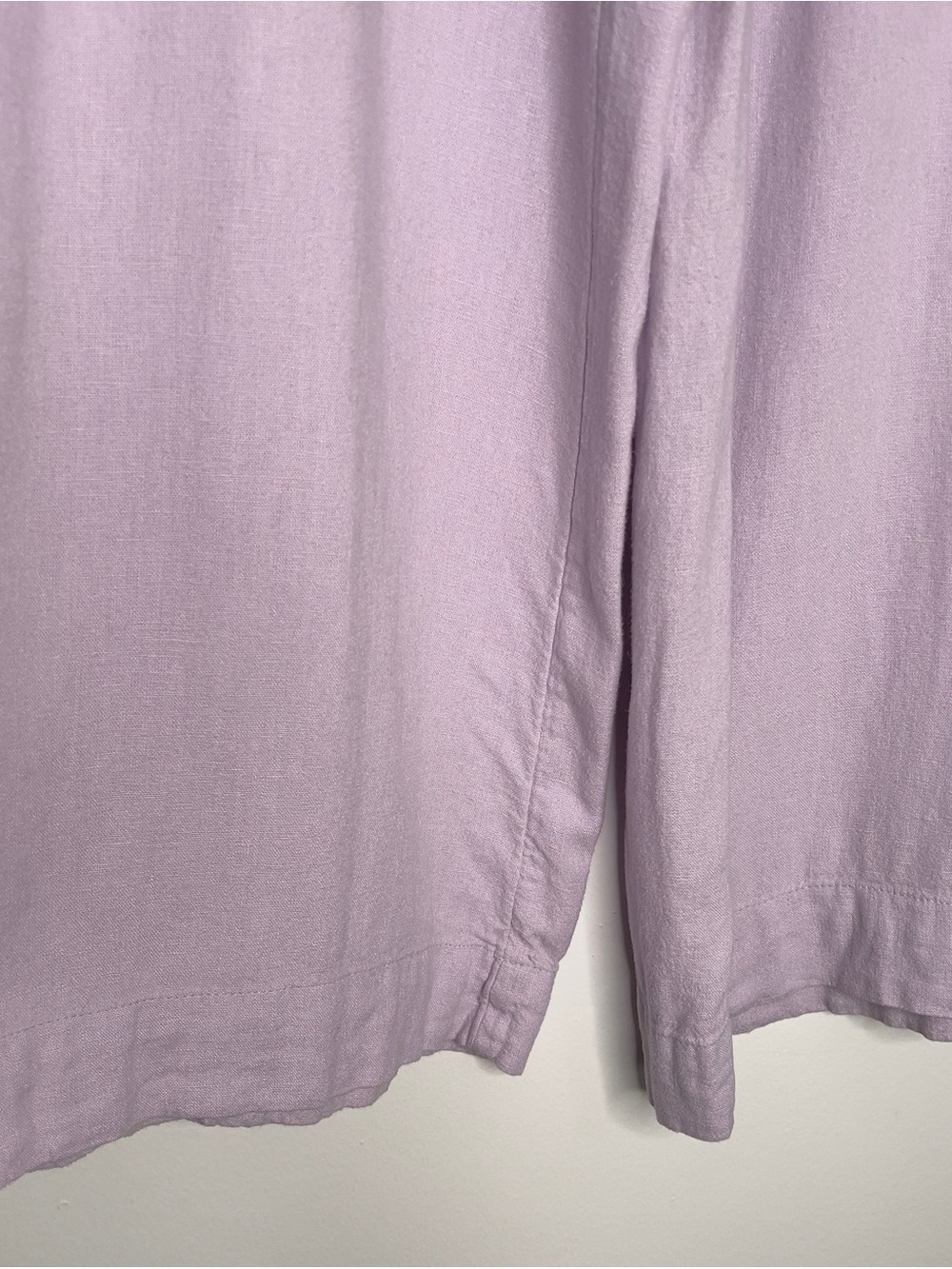 Free People Pale Lilac Linen Two-Piece Set - Picture 3 of 14